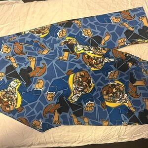 One size lularoe beast leggings. Disney